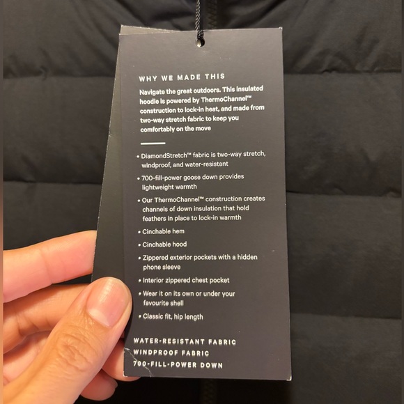 lululemon athletica Black Puffer Jacket NWT - Picture 10 of 10